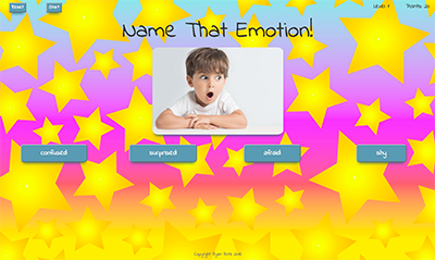 screenshot of Name That Emotion
